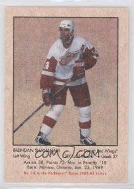 2002-03 In the Game Parkhurst Retro - [Base] #16 - Brendan Shanahan