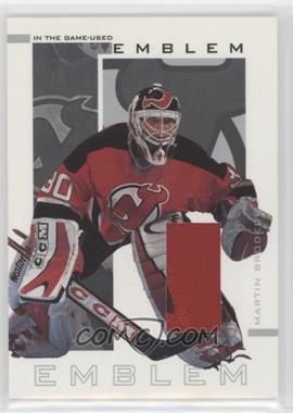 2002-03 In the Game-Used - Emblem #E-15 - Martin Brodeur /9