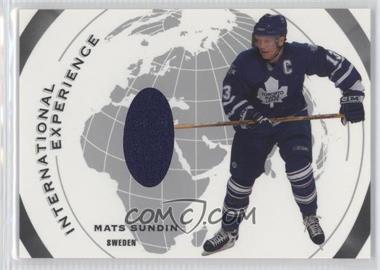 2002-03 In the Game-Used - International Experience #IE-3 - Mats Sundin /60