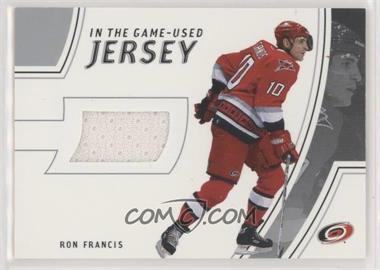 2002-03 In the Game-Used - Jersey #GUJ-40 - Ron Francis /75