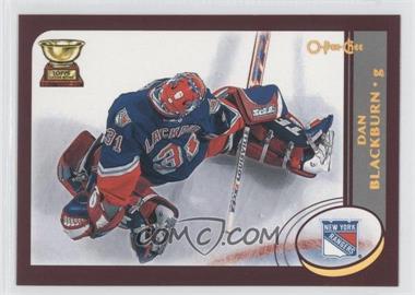 2002-03 O-Pee-Chee - [Base] - Factory Set #123 - Dan Blackburn