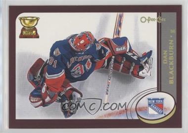 2002-03 O-Pee-Chee - [Base] - Factory Set #123 - Dan Blackburn