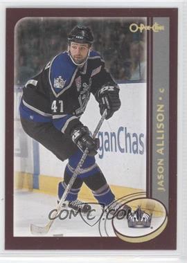 2002-03 O-Pee-Chee - [Base] - Factory Set #240 - Jason Allison