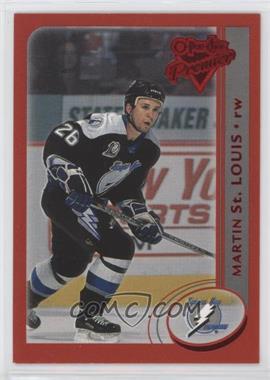 2002-03 O-Pee-Chee - [Base] - Premier Red #37 - Martin St. Louis /100