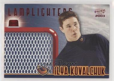 2002-03 Pacific - Lamplighters #2 - Ilya Kovalchuk [EX to NM]