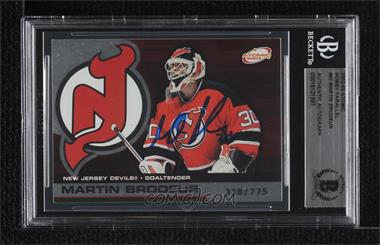 2002-03 Pacific Atomic - [Base] - Hobby Parallel #60 - Martin Brodeur /775 [BAS BGS Authentic]