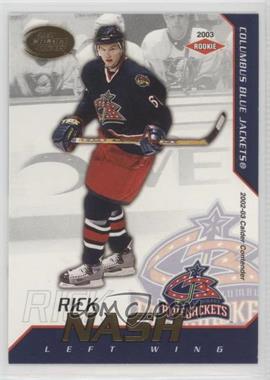 2002-03 Pacific Calder - [Base] #112 - Rick Nash /825