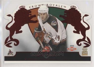 2002-03 Pacific Crown Royale - [Base] - Red #132 - Jeff Taffe /350