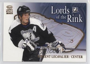 2002-03 Pacific Crown Royale - Lords of the Rink #18 - Vincent Lecavalier [Noted]