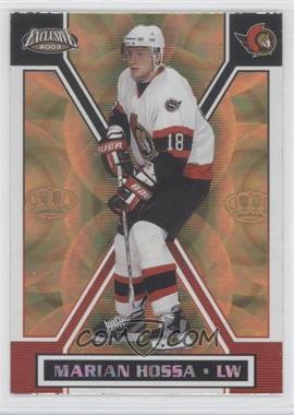 2002-03 Pacific Exclusive - [Base] - Gold #122 - Marian Hossa