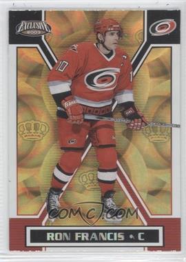 2002-03 Pacific Exclusive - [Base] - Gold #28 - Ron Francis