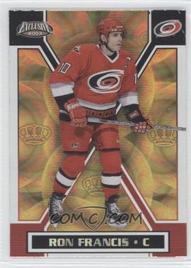 2002-03 Pacific Exclusive - [Base] - Gold #28 - Ron Francis