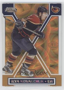 2002-03 Pacific Exclusive - [Base] - Gold #8 - Ilya Kovalchuk