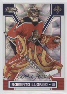 2002-03 Pacific Exclusive - [Base] #77 - Roberto Luongo