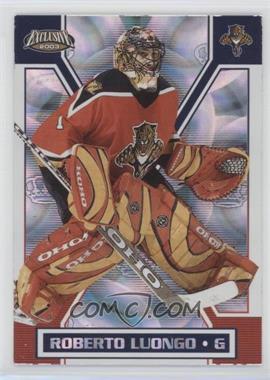 2002-03 Pacific Exclusive - [Base] #77 - Roberto Luongo