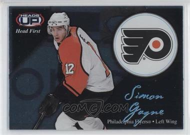 2002-03 Pacific Heads Up - Head First #12 - Simon Gagne