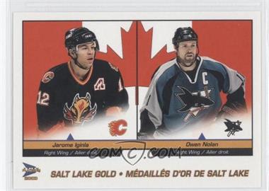 2002-03 Pacific Prism Platinum McDonald's - Checklists #8 - Jarome Iginla, Owen Nolan