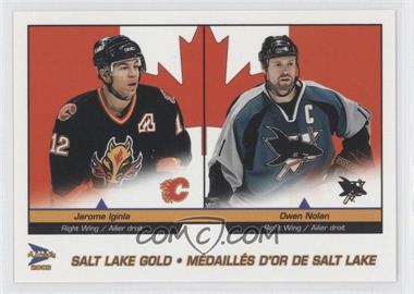 2002-03 Pacific Prism Platinum McDonald's - Checklists #8 - Jarome Iginla, Owen Nolan