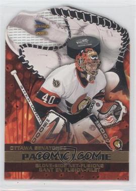 2002-03 Pacific Prism Platinum McDonald's - Glove-Side Net-Fusions #5 - Patrick Lalime