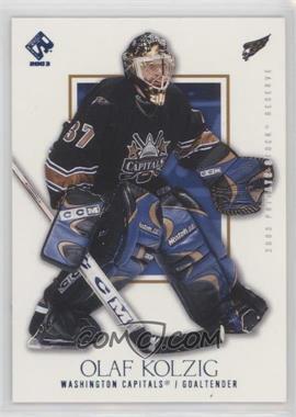2002-03 Pacific Private Stock Reserve - [Base] - Blue #99 - Olaf Kolzig /250