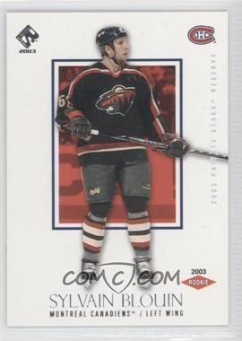 2002-03 Pacific Private Stock Reserve - [Base] - Retail #167 - Sylvain Blouin /1550