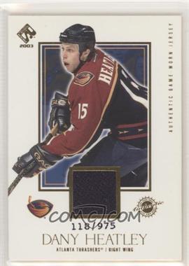 2002-03 Pacific Private Stock Reserve - [Base] #102 - Dany Heatley /975