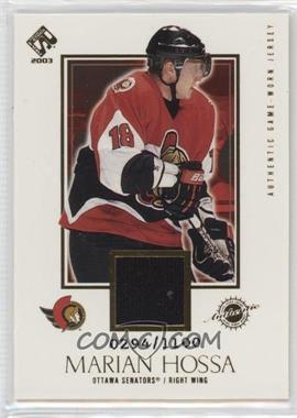 2002-03 Pacific Private Stock Reserve - [Base] #134 - Marian Hossa /1100