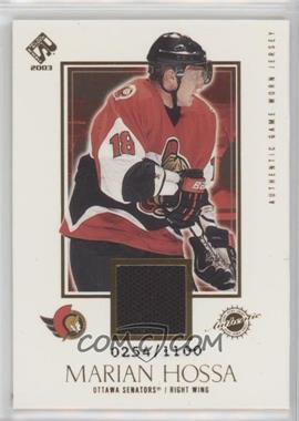 2002-03 Pacific Private Stock Reserve - [Base] #134 - Marian Hossa /1100