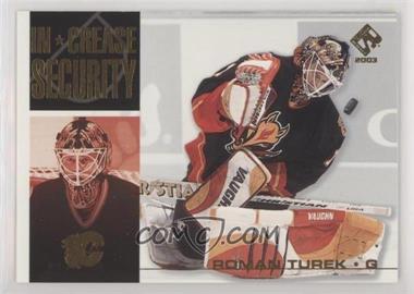 2002-03 Pacific Private Stock Reserve - In Crease Security #2 - Roman Turek