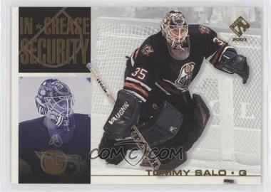 2002-03 Pacific Private Stock Reserve - In Crease Security #9 - Tommy Salo