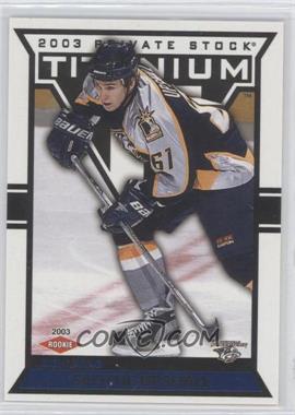 2002-03 Pacific Private Stock Titanium - [Base] - Blue #125 - Scottie Upshall /450