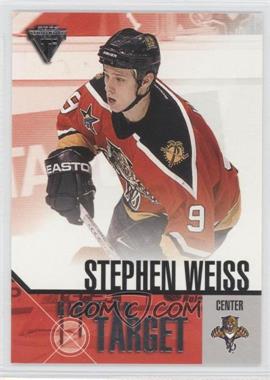 2002-03 Pacific Private Stock Titanium - Right on Target #10 - Stephen Weiss