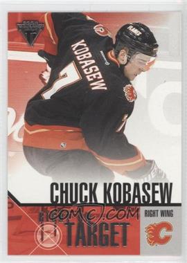 2002-03 Pacific Private Stock Titanium - Right on Target #3 - Chuck Kobasew