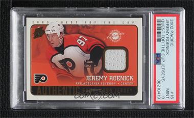 2002-03 Pacific Quest for the Cup - Authentic Game-Worn Jerseys #16 - Jeremy Roenick [PSA 9 MINT]