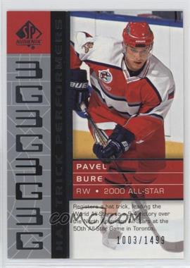 2002-03 SP Authentic - [Base] #101 - Hat Trick Performers - Pavel Bure /1499