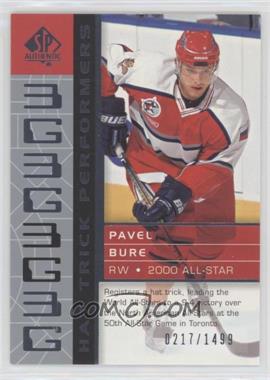 2002-03 SP Authentic - [Base] #101 - Hat Trick Performers - Pavel Bure /1499