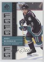 Future Greats - Andy McDonald #/2,003