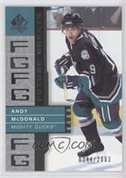 Future Greats - Andy McDonald #/2,003