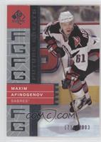 Future Greats - Maxim Afinogenov #/2,003