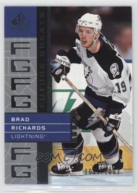 2002-03 SP Authentic - [Base] #132 - Future Greats - Brad Richards /2003