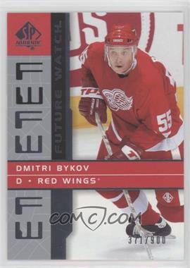 2002-03 SP Authentic - [Base] #143 - Future Watch - Dmitri Bykov /900