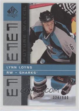 2002-03 SP Authentic - [Base] #156 - Future Watch - Lynn Loyns /900