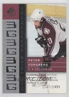 Hat Trick Performers - Peter Forsberg [EX to NM] #/1,499