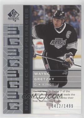 2002-03 SP Authentic - [Base] #99 - Hat Trick Performers - Wayne Gretzky /1499