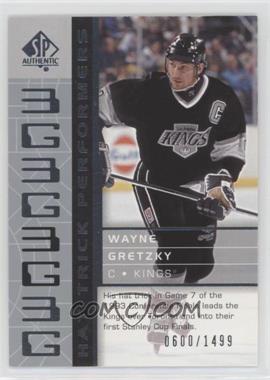 2002-03 SP Authentic - [Base] #99 - Hat Trick Performers - Wayne Gretzky /1499