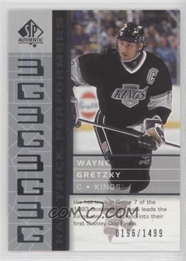 2002-03 SP Authentic - [Base] #99 - Hat Trick Performers - Wayne Gretzky /1499