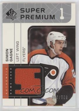 2002-03 SP Authentic - Super Premium Jerseys #SP-SG - Simon Gagne /599