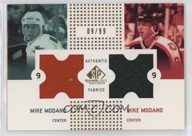 2002-03 SP Game Used - Authentic Fabrics Combos - Gold #CF-MO - Mike Modano /99