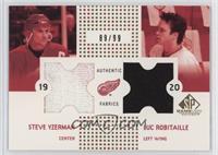 Steve Yzerman, Luc Robitaille #/99