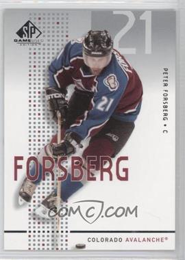 2002-03 SP Game Used - [Base] #11 - Peter Forsberg